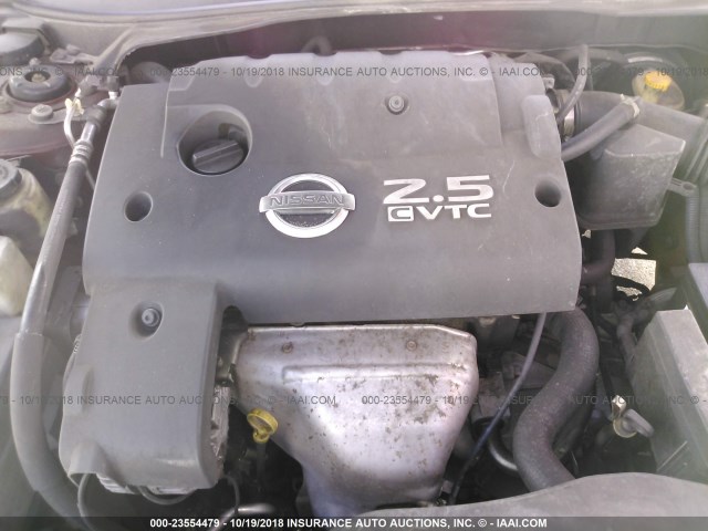 1N4AL11D54C135620 - 2004 NISSAN ALTIMA S/SL RED photo 10