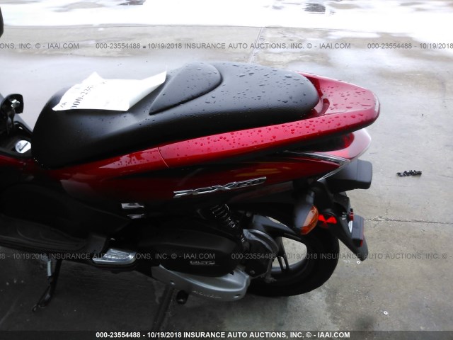 MLHKF1216D5001159 - 2013 HONDA PCX 150 RED photo 6