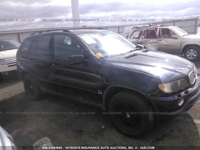 5UXFB33553LH46266 - 2003 BMW X5 4.4I BLACK photo 1