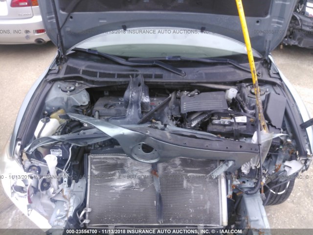 4T1BE46K18U750193 - 2008 TOYOTA CAMRY CE/LE/XLE/SE TEAL photo 10