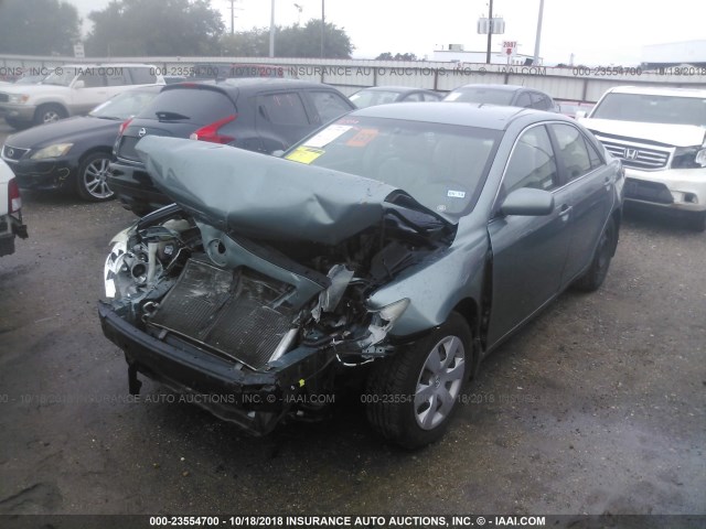 4T1BE46K18U750193 - 2008 TOYOTA CAMRY CE/LE/XLE/SE TEAL photo 2