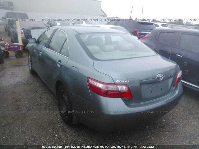 4T1BE46K18U750193 - 2008 TOYOTA CAMRY CE/LE/XLE/SE TEAL photo 3