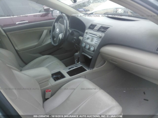 4T1BE46K18U750193 - 2008 TOYOTA CAMRY CE/LE/XLE/SE TEAL photo 5