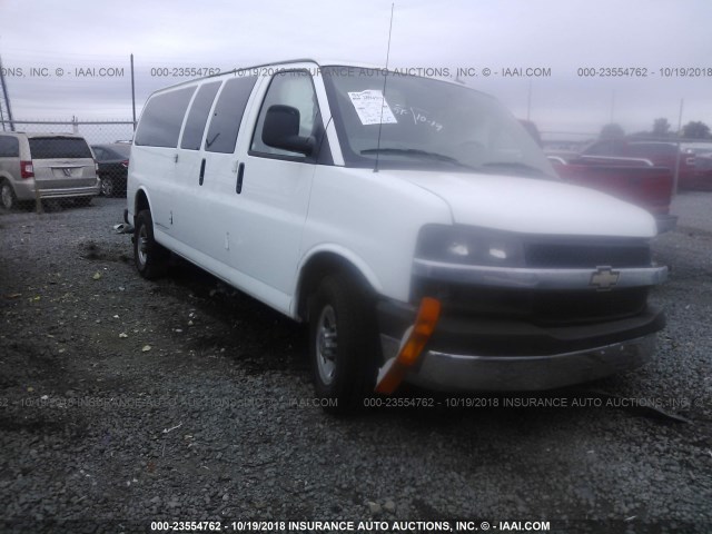 1GAZG1FG7F1236198 - 2015 CHEVROLET EXPRESS G3500 LT WHITE photo 1