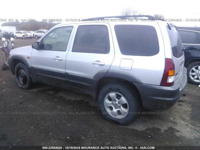 4F2CZ961X4KM20687 - 2004 MAZDA TRIBUTE ES SILVER photo 3