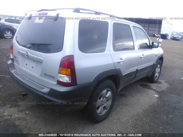 4F2CZ961X4KM20687 - 2004 MAZDA TRIBUTE ES 银色 照片 4