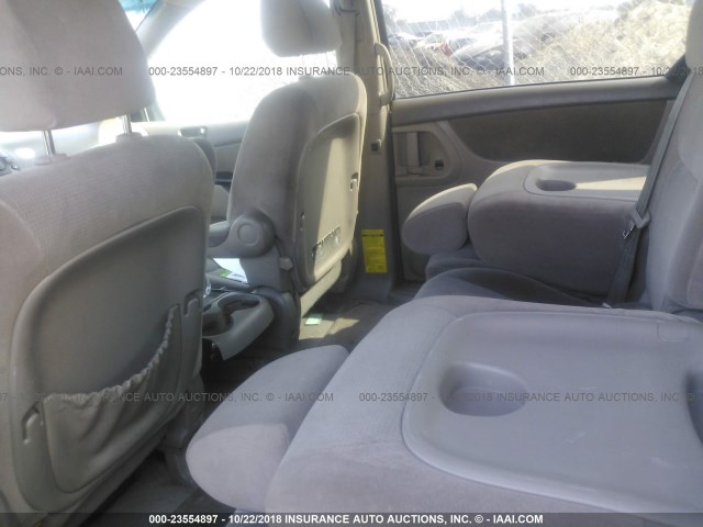 5TDZA23C24S155688 - 2004 TOYOTA SIENNA CE/LE GOLD photo 8