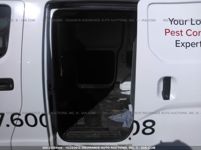 3N6CM0KNXFK730944 - 2015 NISSAN NV200 2.5S/2.5SV WHITE photo 8