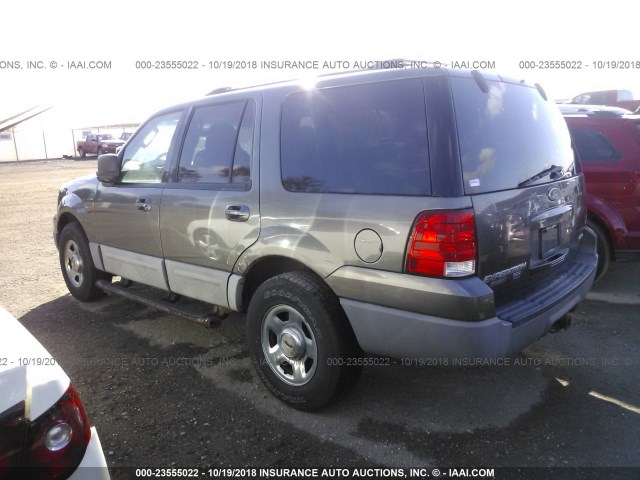 1FMPU16L83LB00730 - 2003 FORD EXPEDITION XLT GRAY photo 3