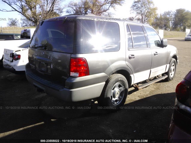 1FMPU16L83LB00730 - 2003 FORD EXPEDITION XLT GRAY photo 4