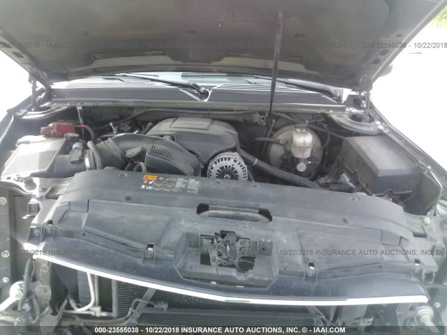 1GNSKKE35BR266380 - 2011 CHEVROLET SUBURBAN K1500 LTZ BLACK photo 10