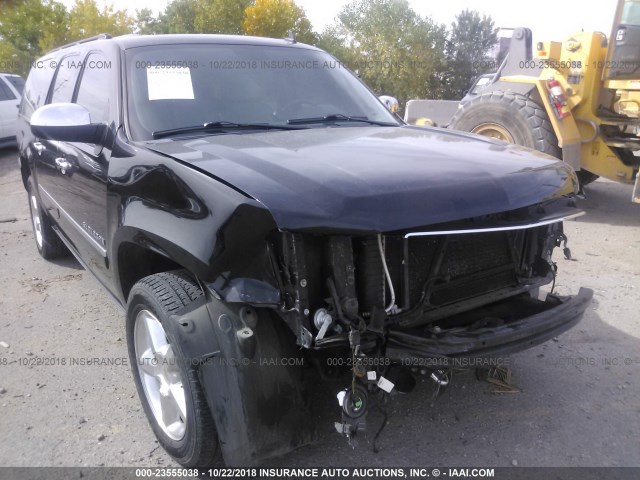 1GNSKKE35BR266380 - 2011 CHEVROLET SUBURBAN K1500 LTZ BLACK photo 6