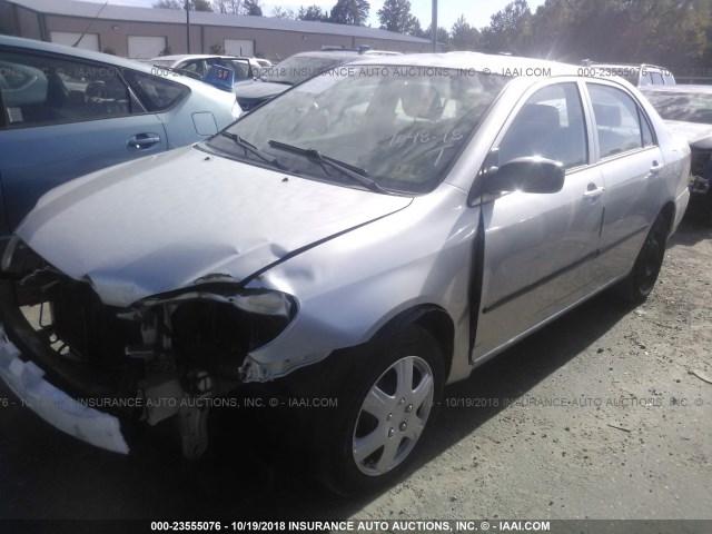 JTDBR32E142041997 - 2004 TOYOTA COROLLA CE/LE SILVER photo 2