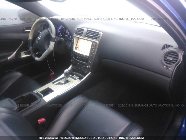 JTHBP262685003832 - 2008 LEXUS IS-F BLUE photo 5