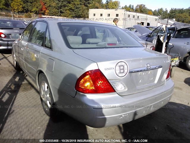 4T1BF28B5YU046626 - 2000 TOYOTA AVALON XL/XLS ვერცხლისფერი ფოტო 3
