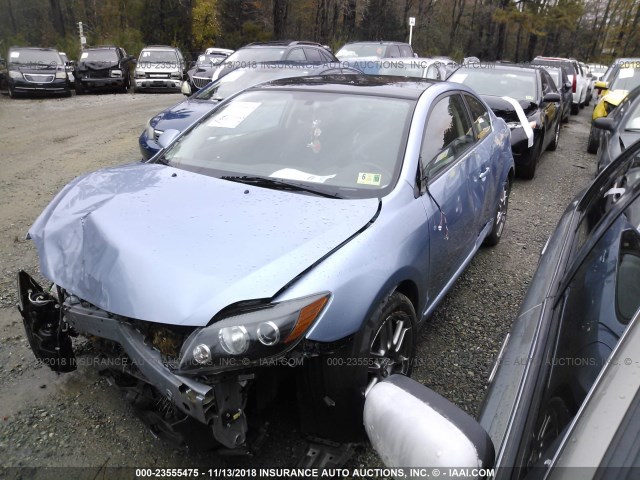 JTKDE3B79A0305005 - 2010 TOYOTA SCION TC ღია ლურჯი ფოტო 2