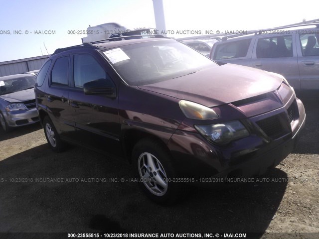 3G7DB03E83S568723 - 2003 PONTIAC AZTEK MAROON photo 1