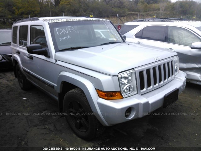 1J8HG48K16C342780 - 2006 JEEP COMMANDER SILVER photo 1