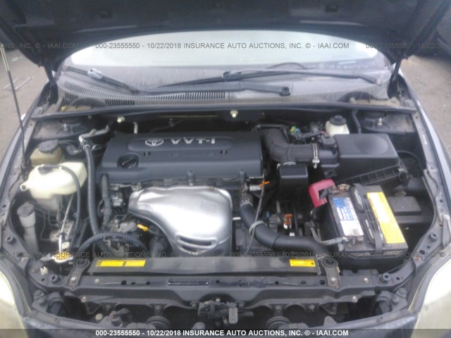 JTKDE177260129578 - 2006 TOYOTA SCION TC 黑色 照片 10