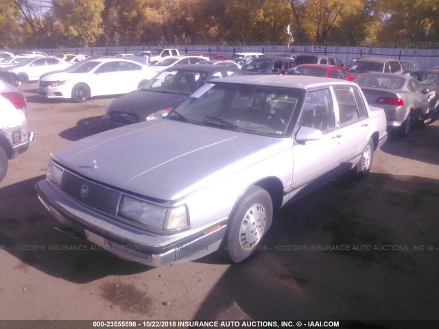 1G4CX54CXL1632489 - 1990 BUICK ELECTRA LIMITED SILVER photo 2