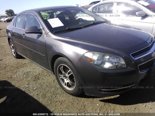 1G1ZC5EBXA4136998 - 2010 CHEVROLET MALIBU 1LT GRAY photo 1