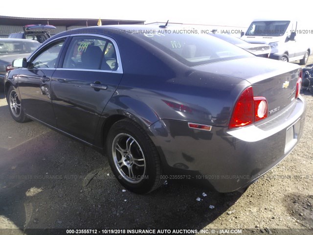 1G1ZC5EBXA4136998 - 2010 CHEVROLET MALIBU 1LT GRAY photo 3