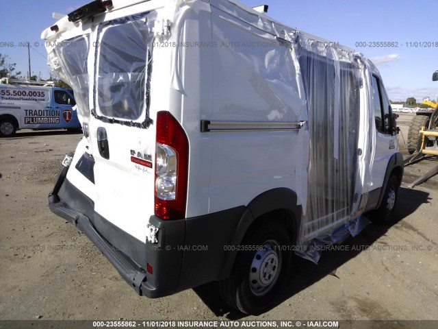 3C6TRVNG7GE111949 - 2016 RAM PROMASTER 1500 1500 STANDARD WHITE photo 4