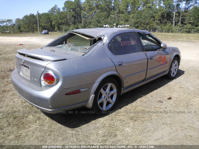 JN1DA31D12T401174 - 2002 NISSAN MAXIMA GLE/GXE/SE GRAY photo 4