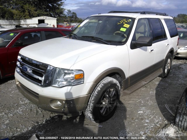 1FMJU1H56BEF56930 - 2011 FORD EXPEDITION XLT/KING RANCH WHITE photo 2