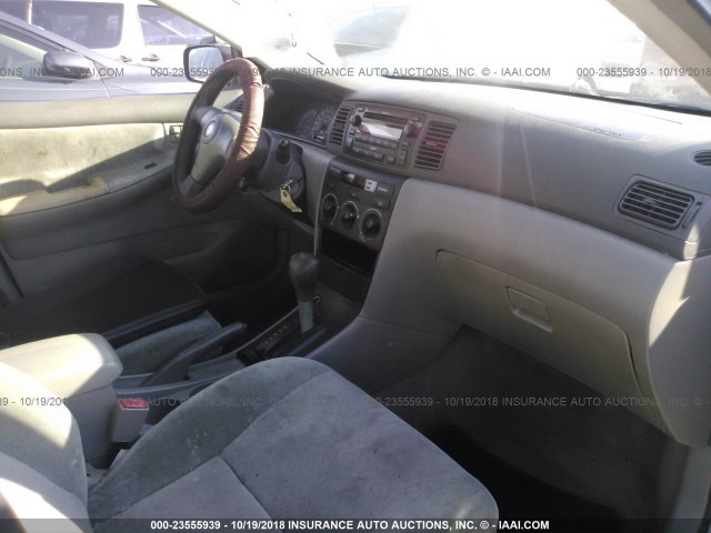 1NXBR32E33Z059089 - 2003 TOYOTA COROLLA CE/LE/S GRAY photo 5