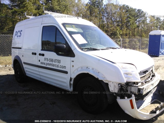 NM0LS7DNXDT164427 - 2013 FORD TRANSIT CONNECT XLT WHITE photo 1