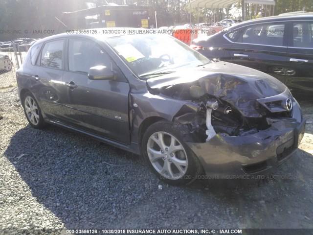 JM1BK343871648196 - 2007 MAZDA 3 HATCHBACK BLUE photo 1