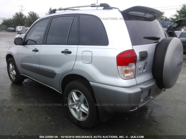 JTEGH20V420072509 - 2002 TOYOTA RAV4 SILVER photo 3