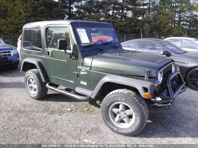 1J4FY19S3WP708704 - 1998 JEEP WRANGLER / TJ SPORT GREEN photo 1