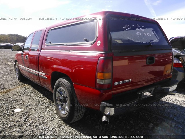 2GTEC19W921376214 - 2002 GMC NEW SIERRA C1500 RED photo 3