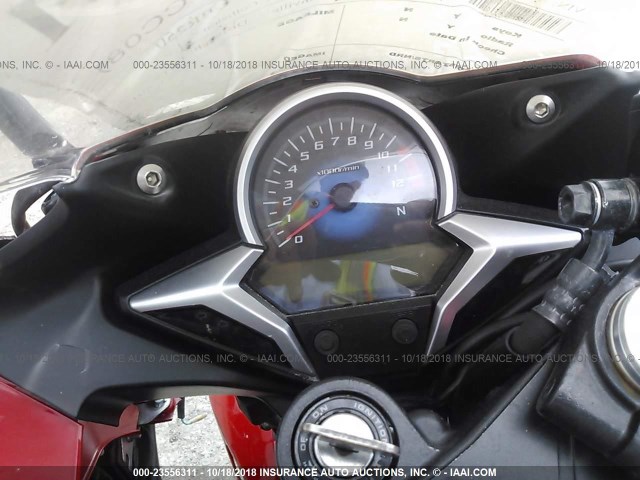 MLHMC4101D5300747 - 2013 HONDA CBR250 R RED photo 7