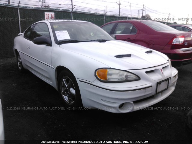 1G2NW12E72C266849 - 2002 PONTIAC GRAND AM GT WHITE photo 1