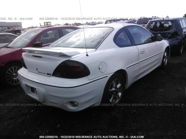 1G2NW12E72C266849 - 2002 PONTIAC GRAND AM GT WHITE photo 4