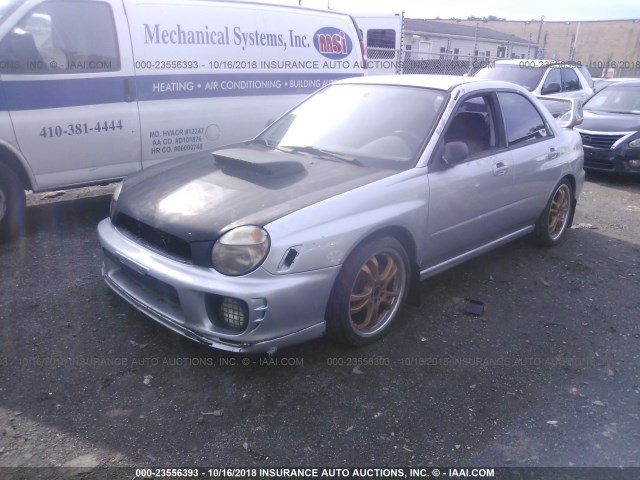 JF1GD67533G512179 - 2003 SUBARU IMPREZA RS SILVER photo 2