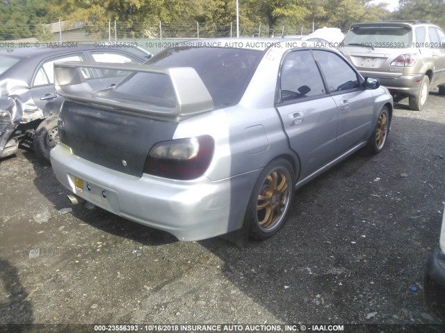 JF1GD67533G512179 - 2003 SUBARU IMPREZA RS SILVER photo 4