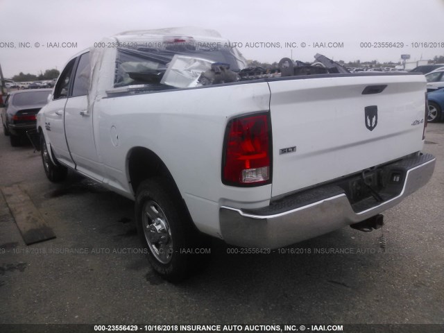 3C6UR5DL8GG373003 - 2016 RAM 2500 SLT WHITE photo 3