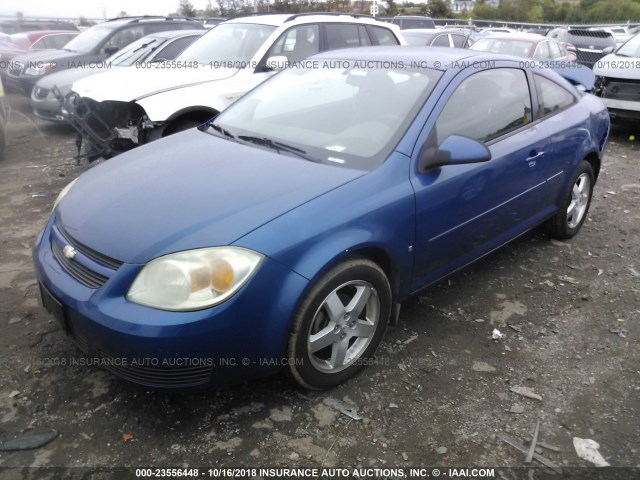 1G1AL15FX67635590 - 2006 CHEVROLET COBALT LT BLUE photo 2