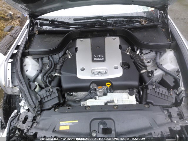 JN1CV6AR8FM520157 - 2015 INFINITI Q40 SILVER photo 10