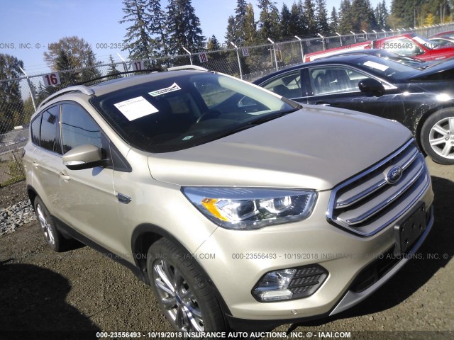 1FMCU9J99JUC41130 - 2018 FORD ESCAPE TITANIUM GOLD photo 1