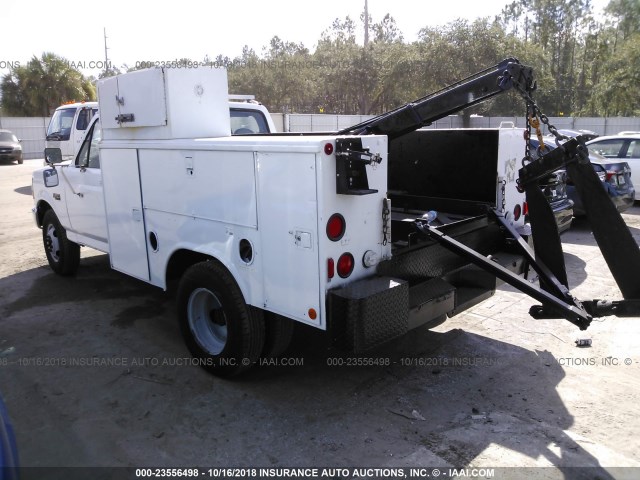 1FTJF35H4VEC00151 - 1997 FORD F350 WHITE photo 3