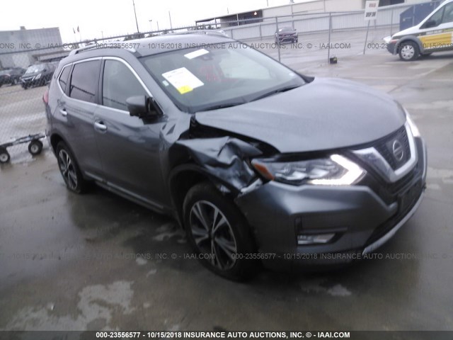 5N1AT2MVXHC868834 - 2017 NISSAN ROGUE SV/SL GRAY photo 1