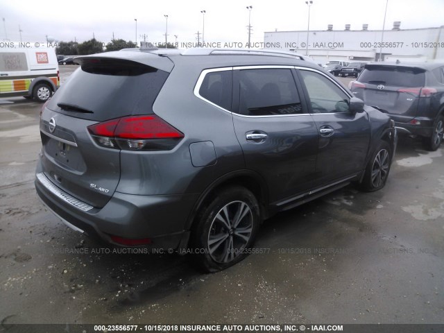 5N1AT2MVXHC868834 - 2017 NISSAN ROGUE SV/SL GRAY photo 4