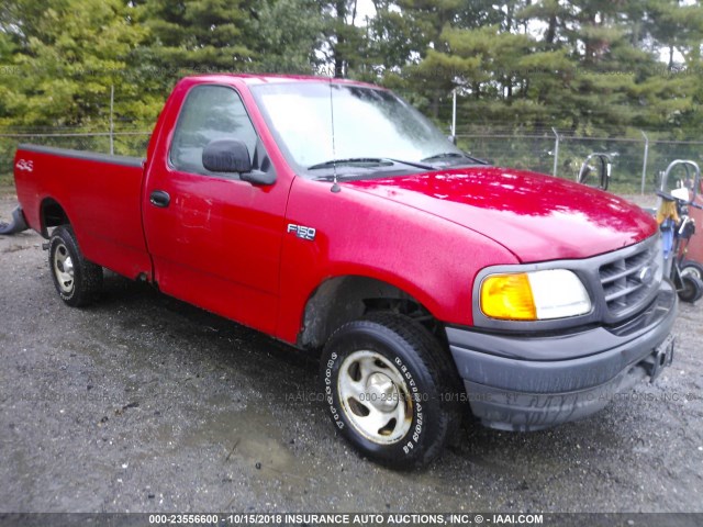 2FTRF18214CA79114 - 2004 FORD F-150 HERITAGE CLASSIC RED photo 1