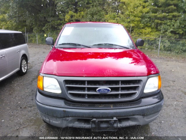 2FTRF18214CA79114 - 2004 FORD F-150 HERITAGE CLASSIC RED photo 6