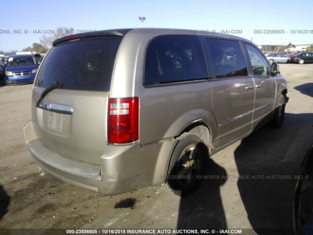 1D8HN54P38B121647 - 2008 DODGE GRAND CARAVAN SXT BEIGE photo 4